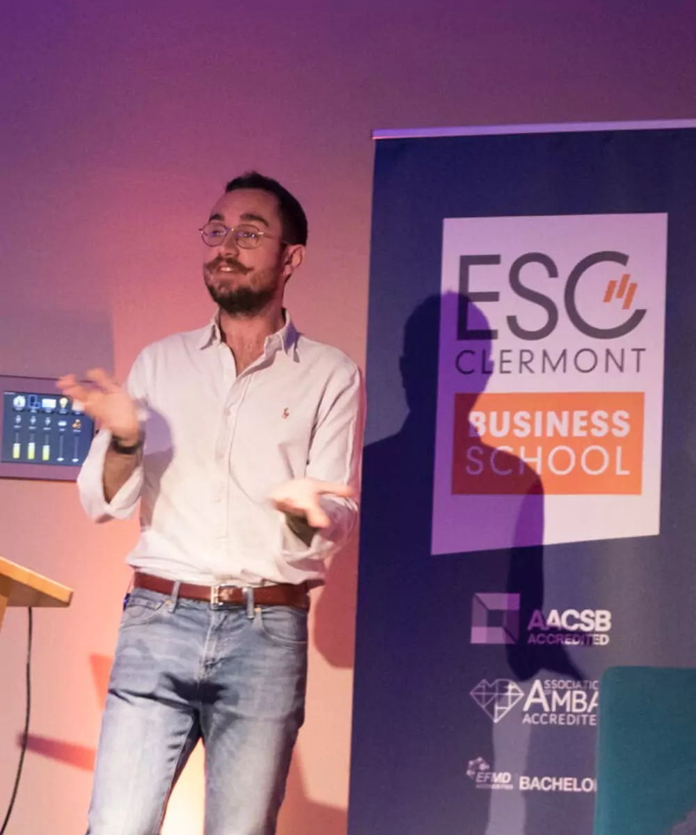 Jessy Martin en conférence à Clermont School of Business