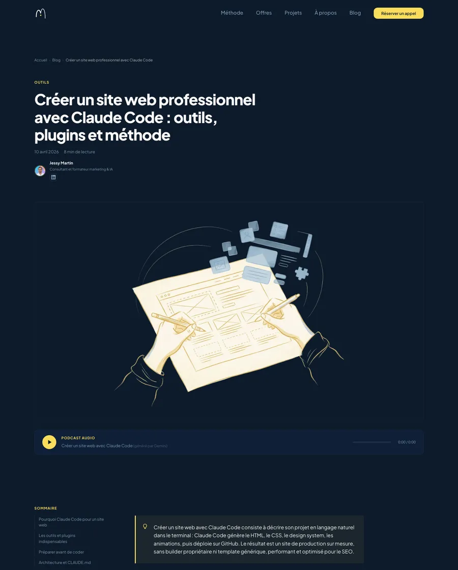 Article de blog SEO publié sur jessem.fr